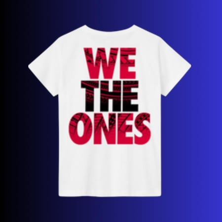 تيشيرت  WE THE ONES ابيض