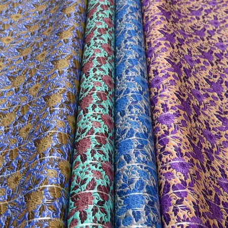 قماش قطن زري العمودي لامع