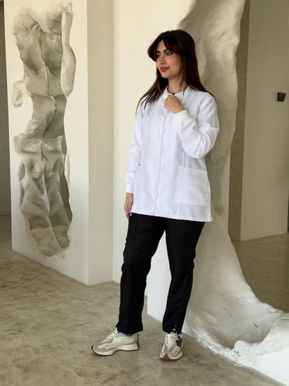 جاكيت طبي بتصميم رياضي #عدة الوان