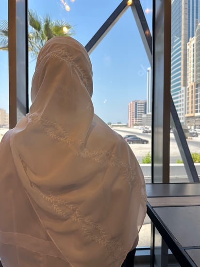 طرحة جديله ابيض تطريز فضي