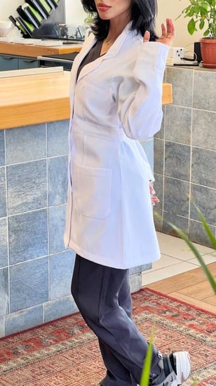 Shine labcoat