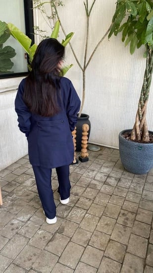 جاكيت طبي كحلي ( Navy blue)