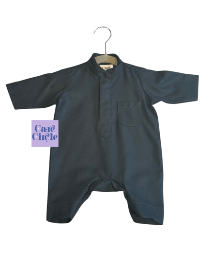 ليل زمردي | ثوب بربتوز شتوي | أخضر عميق داكن