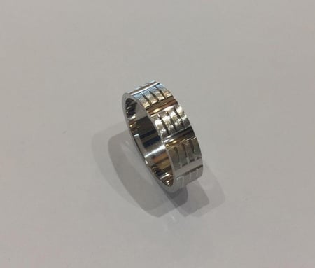دبلة فضة رجالي عيار 925