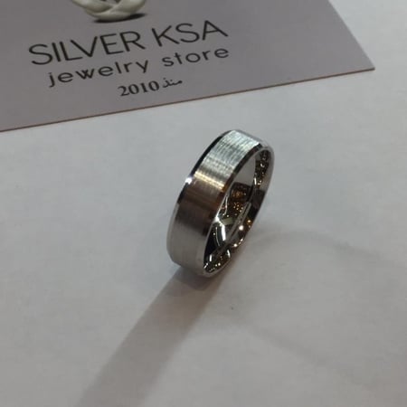 دبلة فضة ساده عيار925