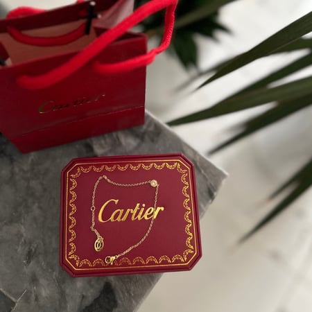 سوارة ذهبي بكرستال ناعم