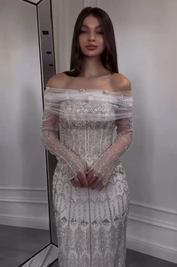 فستان سهره تطريز+ترتر