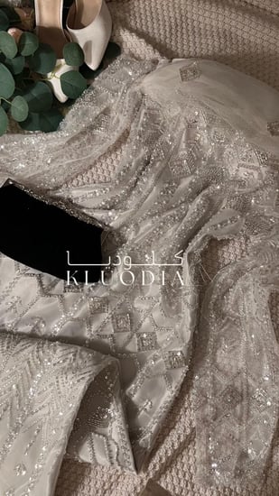 فستان سهره تطريز+ترتر