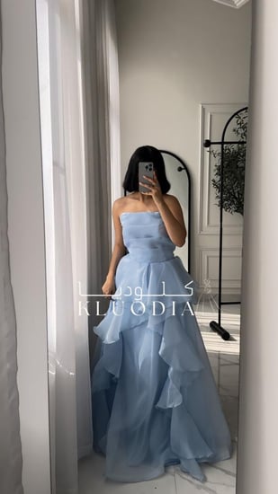 فستان توب طويل