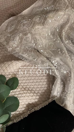 فستان سهره تطريز+ترتر