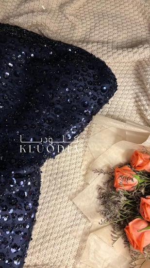 فستان سهرة طويل - تطريز فاخر تسوقي الان