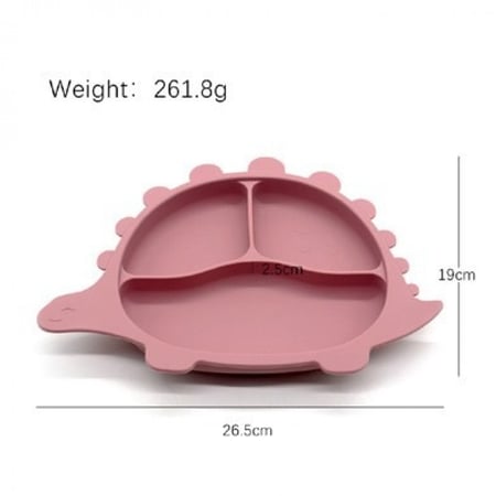 طبق سيليكون ديناصور | Silicone Dinosaur Plate