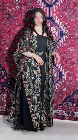 جلابيه قطعتين تطريز