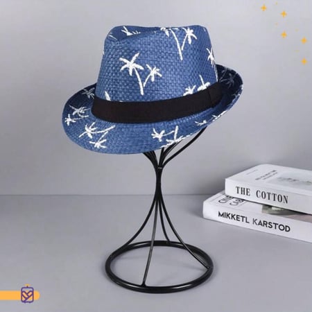 قبعة الشاطئ قش رجاليه