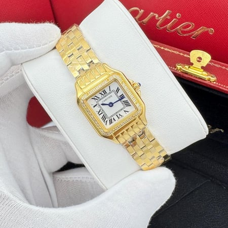 ساعة كارتير بانثر ذهبي ( ميني )