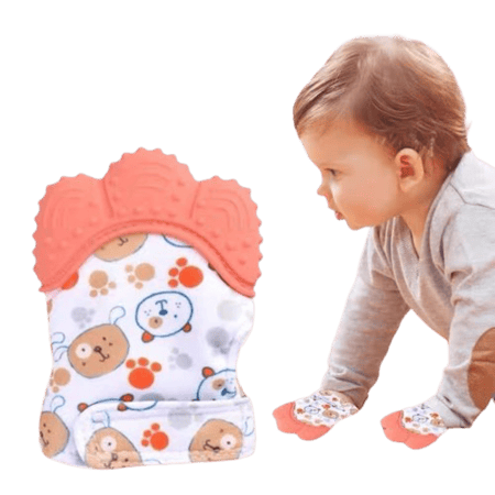 قفازين عضاضة للمواليد