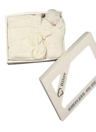 طقم مناشف استحمام نسائي 4 قطع