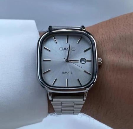 ساعة كاسيو casio LTP ابيض