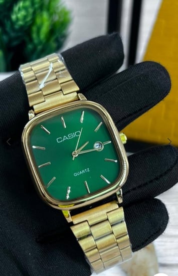 ساعة كاسيو casio LTP اخضر