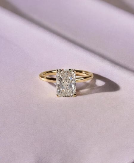 خاتم الماس صناعي