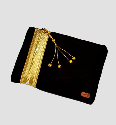 بقشة زري ذهبي طولي