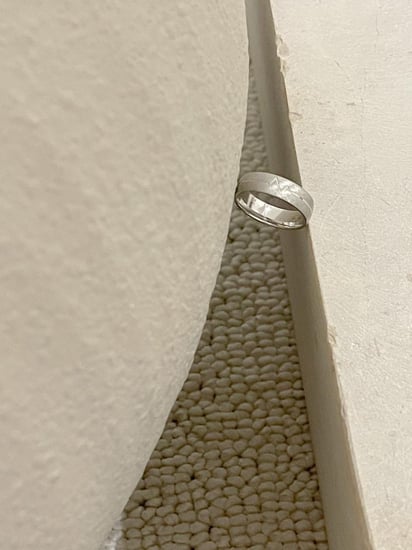 دبلة فضة عيار 925