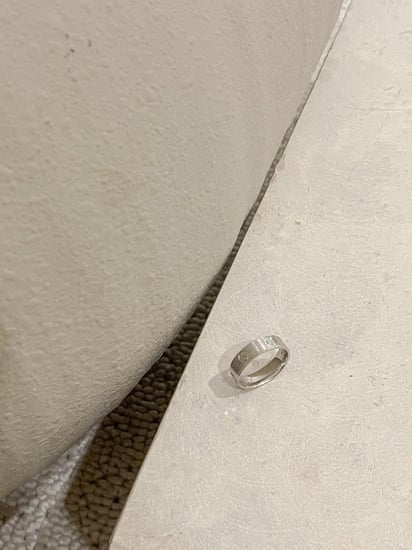 دبلة فضة عيار 925