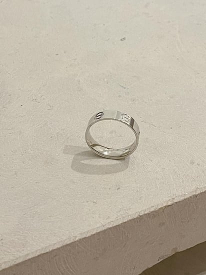 دبلة فضة عيار 925