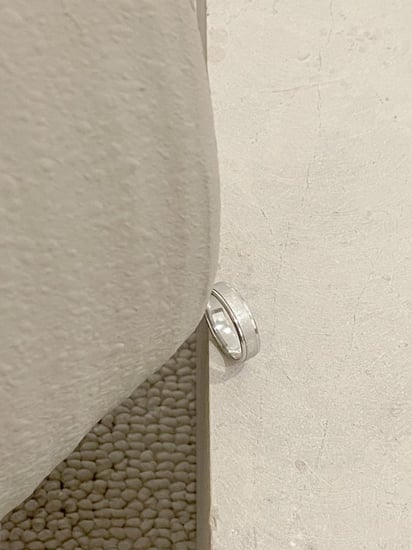 دبلة فضة عيار 925