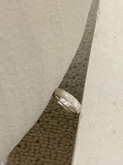 دبلة فضة عيار 925