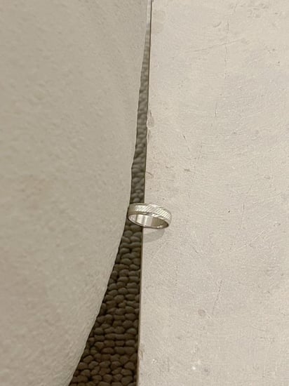 دبلة فضة عيار 925