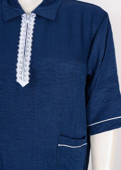 يونيفورم مريح بتطريز دانتيل جامبو