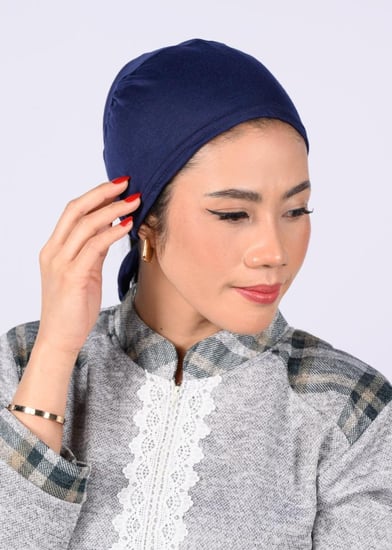 بونيه داخلي للعاملة المنزلية بربطه خلفيه