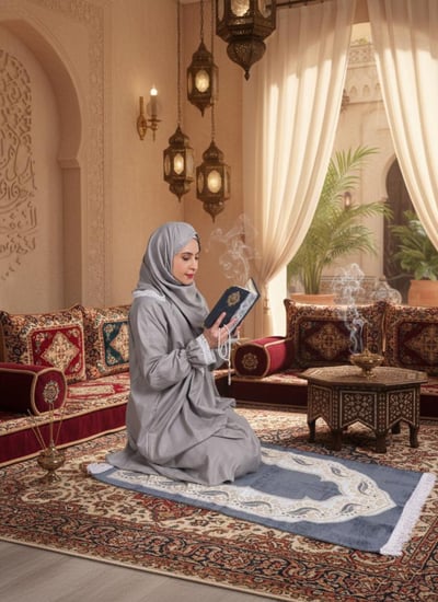 طقم صلاه نسائي المتكامل