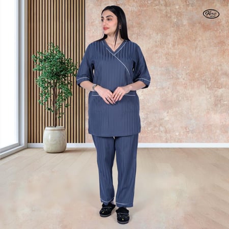 طقم زي عاملة منزلية قطن عدة الوان