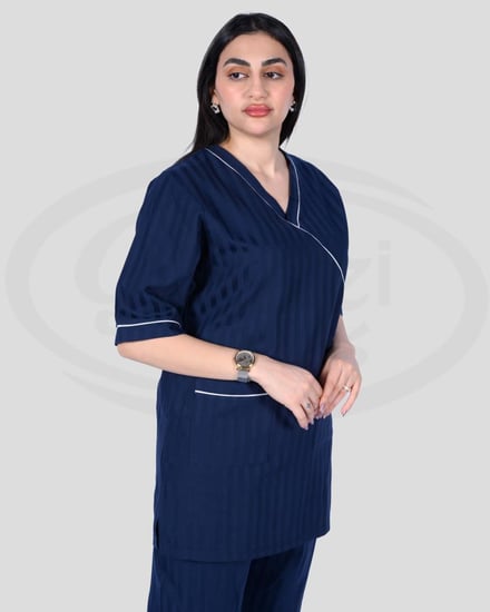 طقم زي عاملة منزلية قطن عدة الوان