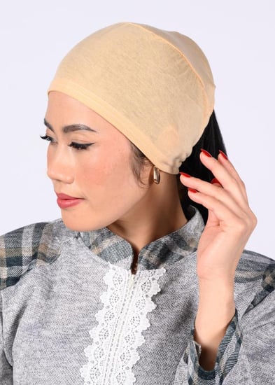 بونيه داخلي للعاملة المنزلية بربطه خلفيه