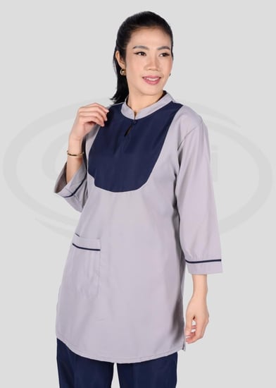 طقم عاملات منزلية محتشم بلونين