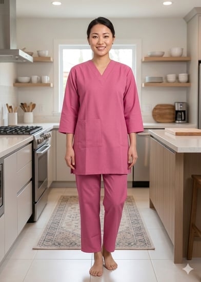 زي عاملات منزليه ساده عملي