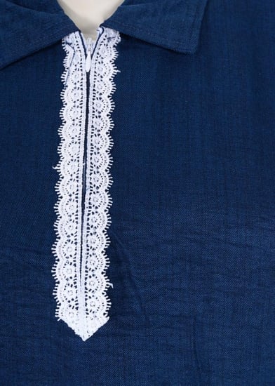 يونيفورم مريح بتطريز دانتيل جامبو