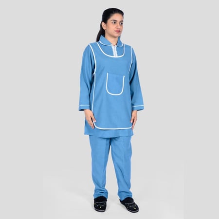 زي عاملة شتوي ثقيل 3 قطع
