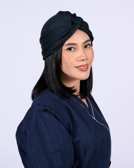 بندانة رأس نسائية بلمعة