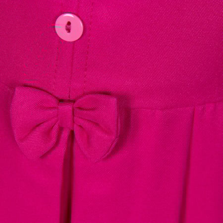 مريول مدرسي إبتدائي فوشي بربطة مع قميص أبيض