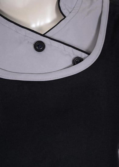 طقم يونيفرم موديل الشيف العملي قطعتين مع مريلة