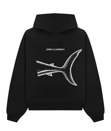 BLACK HOODIE OVER SIZE