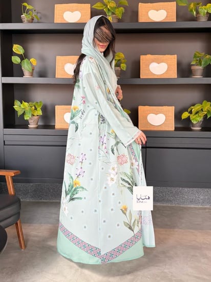 عباية بلسم حرير صيفي بارد تيفاني