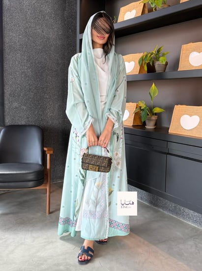 عباية بلسم حرير صيفي بارد تيفاني