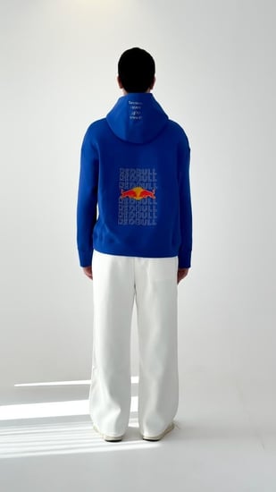 Hoodie Blue Red bull