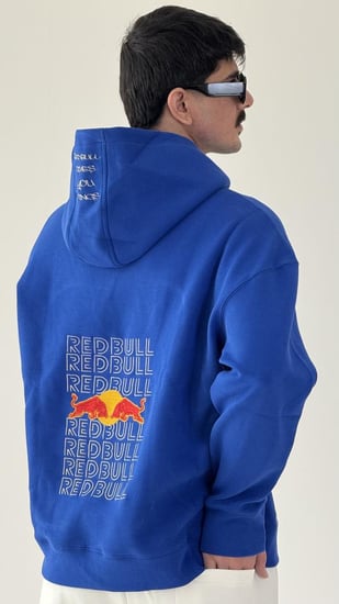 Hoodie Blue Red bull
