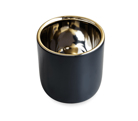 فنجان إسبريسو لا كافيتير مزدوج الجدار 70 مل – أسود عازل